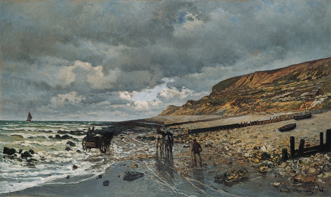 Claude Monet, The Pointe de la Heve at Low Tide, 1865.
