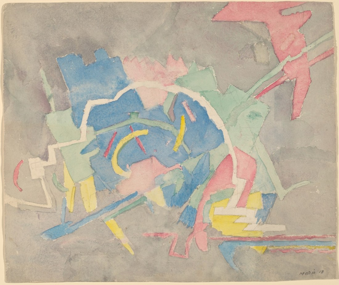John Marin, Abstraction, 1917.