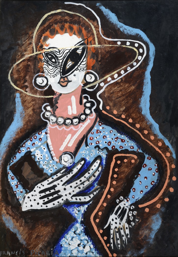 Francis Picabia. La Femme au monocle (Woman with Monocle). c. 1925–26.