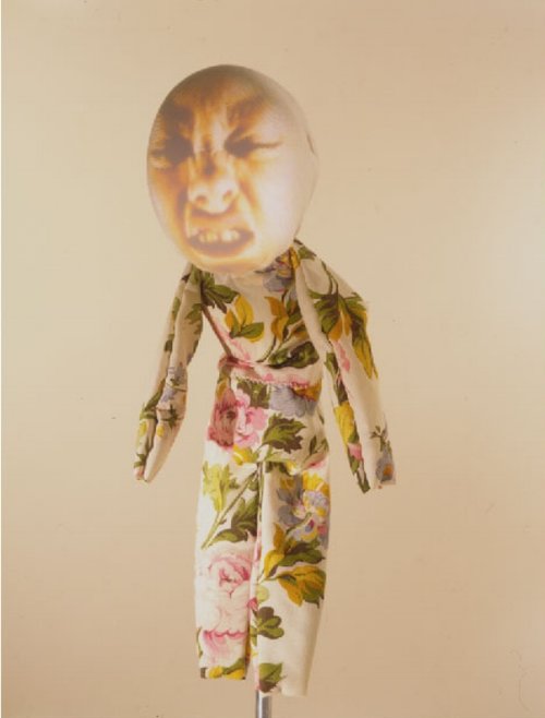 Tony Oursler, Piggy, 1994.