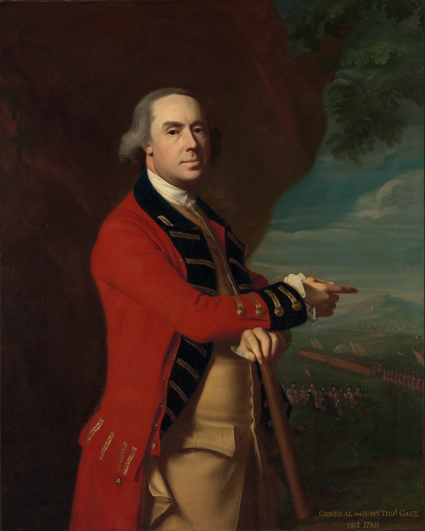 John Singleton Copley, Maj. [Gen.] Thomas Gage, ca. 1768.