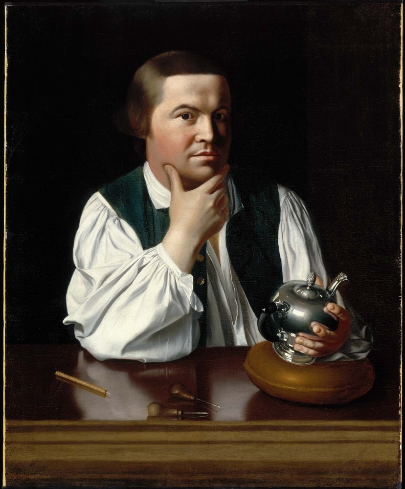 John Singleton Copley, Paul Revere, 1768.