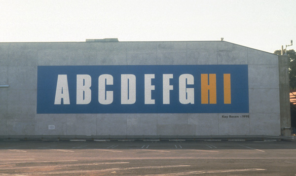 Kay Rosen, Hi, 1997/2012.