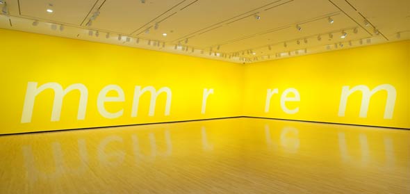 Kay Rosen, I Have a Memory of a Dream 2011-1963, 2011. 