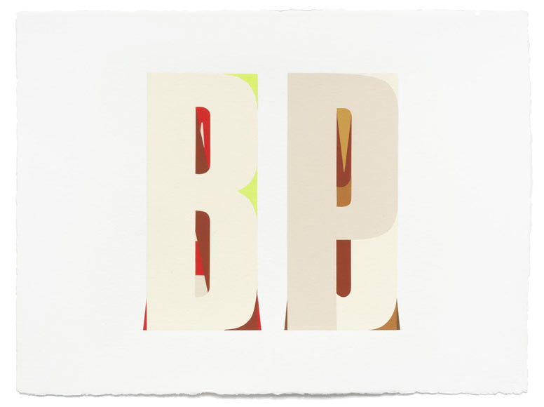 Kay Rosen, Bacon Club, Pancakes and Syrup, 2012.